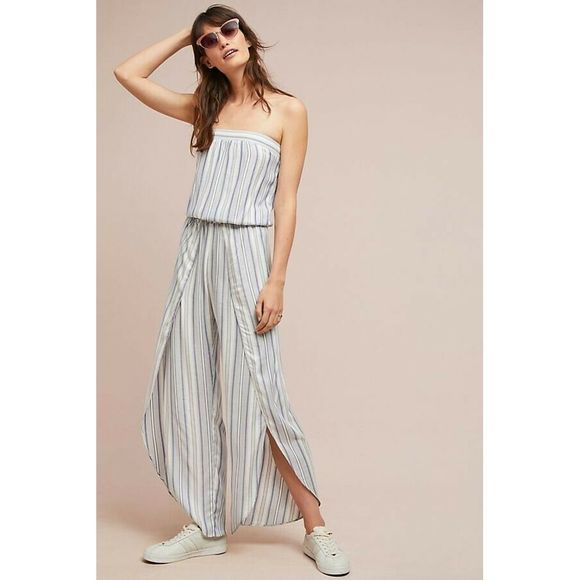 Anthropologie Pants - New Anthropologie Strapless Samantha Dru Jumpsuit